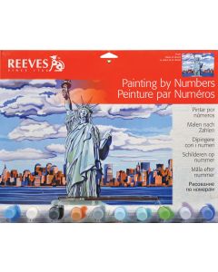 Reeves Paint By Number Kit 12"X16"-Statue Of Liberty