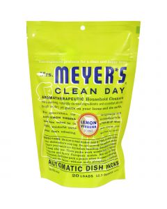 Mrs. Meyer's Automatic Dishwasher Packs - Lemon Verbena - Case of 6 - 12.7 oz