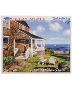 White Mountain Puzzles Jigsaw Puzzle 1000 Pieces 24"X30"-Ocean Avenue