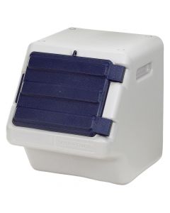 Bergan Stack-N-Stor 65 Pet Food Storage Unit Medium Gray / Blue 15.25 x 17.75 x 18.2