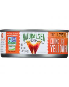 Natural Sea Tuna - Yellowfin - Chunck Light - Salted - 5 oz - case of 12