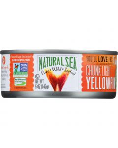 Natural Sea Tuna - Yellowfin - Chunck Light - Salted - 5 oz - case of 12