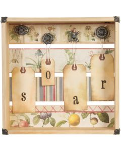 Walnut Hollow Rustic Pallet Shadowbox-11.5"X11.5"X2.875"