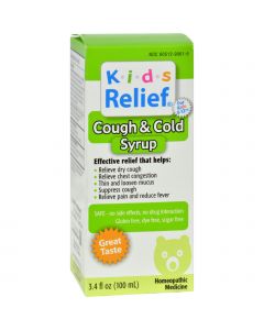 Homeolab USA Kids Relief Cough and Cold For Kids 2+ Fruit - 3.4 fl oz - Homeolab USA Kids Relief Cough and Cold For Kids 2+ Fruit - 3.4 fl oz