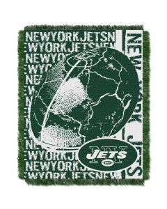 The Northwest Company Jets  48x60 Triple Woven Jacquard Throw - Double Play Series