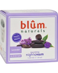 Blum Naturals Nourishing Night Cream - Lavender - 1.69 oz