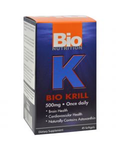 Bio Nutrition Bio Krill 500mg - 45 softgels