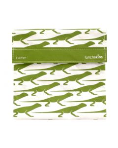 Lunchskins Sandwich Bag - Green Lizard