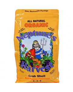 Neptune's Harvest Fertilizers Neptune's Harvest Crab Shell Fertilizer - Orange Label - 4 Lb