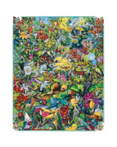 White Mountain Puzzles Jigsaw Puzzle 1000 Pieces 24"X30"-Hummingbirds
