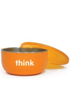 Thinkbaby BPA Free Ceral Bowl - Orange - Count