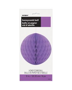 Unique Industries Honeycomb Ball 8"-Pretty Purple