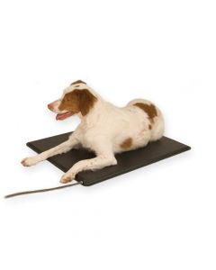 Lectro-Kennel Heated Pad - K&H Pet Products Deluxe Lectro-Kennel Medium Gray 22.5" x 28.5" x 0.5"