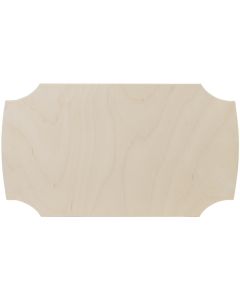 MPI Baltic Birch Plaque-Contemporary 6.5"X11.25"