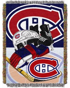 The Northwest Company Canadiens  "Home Ice Advantage" 48x60 Tapestry Throw