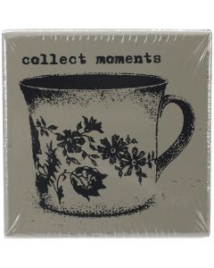Prima Marketing Finnabair Wood Mounted Stamps 2"X2"-Collect Moments