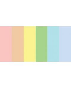Quilled Creations Quilling Paper Mixed Colors .375" 100/Pkg-Pastels (6 Colors) - Quilling Paper Mixed Colors .375" 100/Pkg-Pastels (6 Colors)