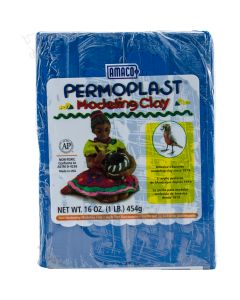 AMACO NEW! Permoplast Clay 1lb-Blue