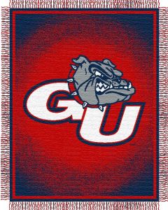 The Northwest Company Gonzaga "Focus" 48"x60" Triple Woven Jacquard Throw (College) - Gonzaga "Focus" 48"x60" Triple Woven Jacquard Throw (College)