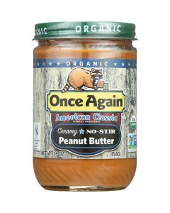Once Again Peanut Butter - Organic - Creamy - 16 oz - case of 12