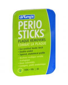 Dr. Tung's Perio Sticks - Thin - Case of 6 - 80 Pack