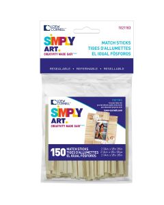 Loew-Cornell Simply Art Wood Match Sticks-Natural 2.25" 150/Pkg