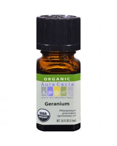 Aura Cacia Organic Geranium - .25 oz