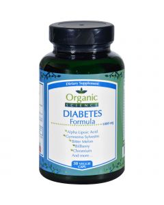 Organic Science Diabetes Formula - 30 Veggie Caps