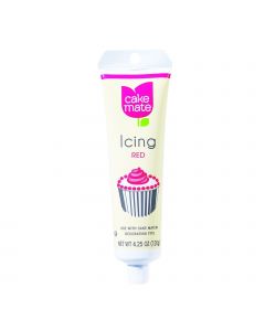 Cake Mate Decorating Icing - Red - 4.25 oz - Case of 6