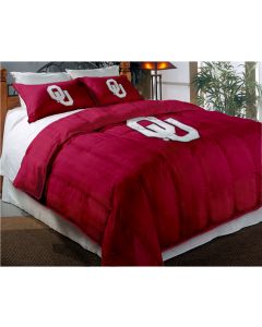 The Northwest Company Oklahoma Twin/Full Chenille Embroidered Comforter Set (64"x86") with 2 Shams (24"x30") (College) - Oklahoma Twin/Full Chenille Embroidered Comforter Set (64"x86") with 2 Shams (24"x30") (College)