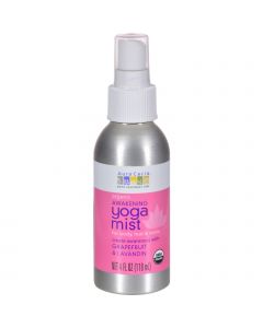 Aura Cacia Organic Yoga Mist - Awakening Grapefruit and Lavandin Orange - 4 oz