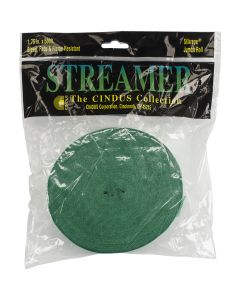 Cindus Crepe Streamers 1.75"X500'-Emerald Green