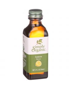 Simply Organic Lemon Flavor - Organic - 2 oz