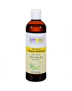 Aura Cacia Natural Skin Care Oil Sweet Almond - 16 fl oz
