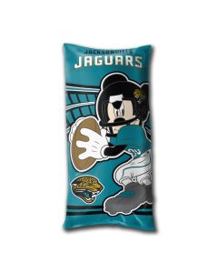 The Northwest Company Jaguars 18"x36" Mickey Juvenile Folded Body Pillow (NFL) - Jaguars 18"x36" Mickey Juvenile Folded Body Pillow (NFL)