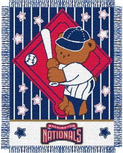 The Northwest Company Nationals baby 36"x 46" Triple Woven Jacquard Throw (MLB) - Nationals baby 36"x 46" Triple Woven Jacquard Throw (MLB)