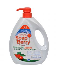 Simply SoapBerry Laundry Detergent - Free and Clear - 32 oz