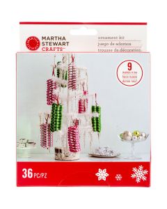 Martha Stewart Merry & Bright Ribbon Ornaments-