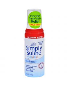 Simply Saline Nasal Relief - Baby Super Size - 3 oz