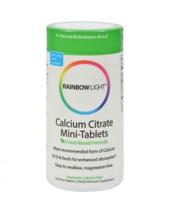 Rainbow Light 100% Calcium Citrate Mini-Tabs - 120 Mini-Tabs