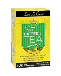 Laci Le Beau Super Dieter's Tea Lemon Mint - 30 Tea Bags