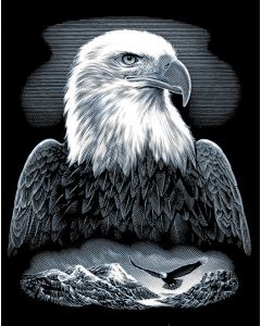 Reeves Silver Scraperfoil Kit 8"X10"-Bald Eagle