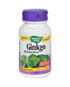 Nature's Way Ginkgo Standardized - 60 Capsules