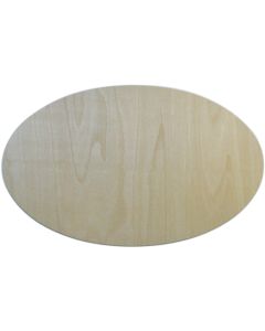 MPI Baltic Birch Plaque-Oval 7.75"X12.5"