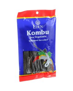 Eden Foods Kombu - Sea Vegetable - Wild Hand Harvested - 2.1 oz - Case of 6