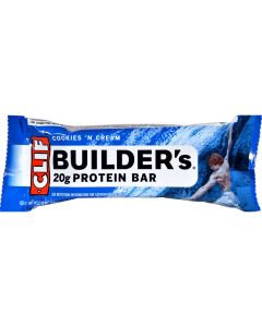 Clif Bar Builder Bar - Cookies and Cream - Case of 12 - 2.4 oz