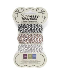 We R Memory Keepers Sew Easy Baker's Twine 8.7yd 3/Pkg-Neutrals