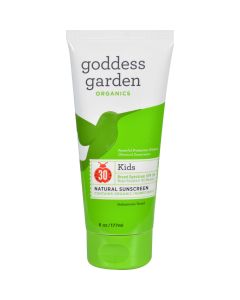 Goddess Garden Organic Sunscreen - Kids Natural SPF 30 Lotion - 6 oz