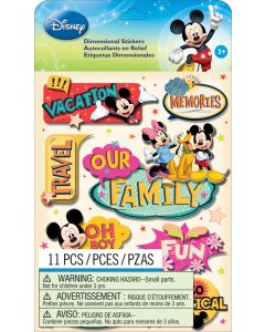 EK Success Disney Dimensional Stickers-Mickey Family