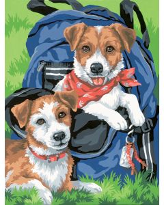 Dimensions Paint Works Paint By Number Kit 9"X12"-Backpack Buddies